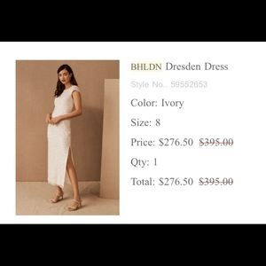 BHLDN - little white dress